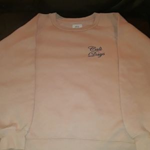 Billabong PEACH 'Cali Days' pullover sweatshirt